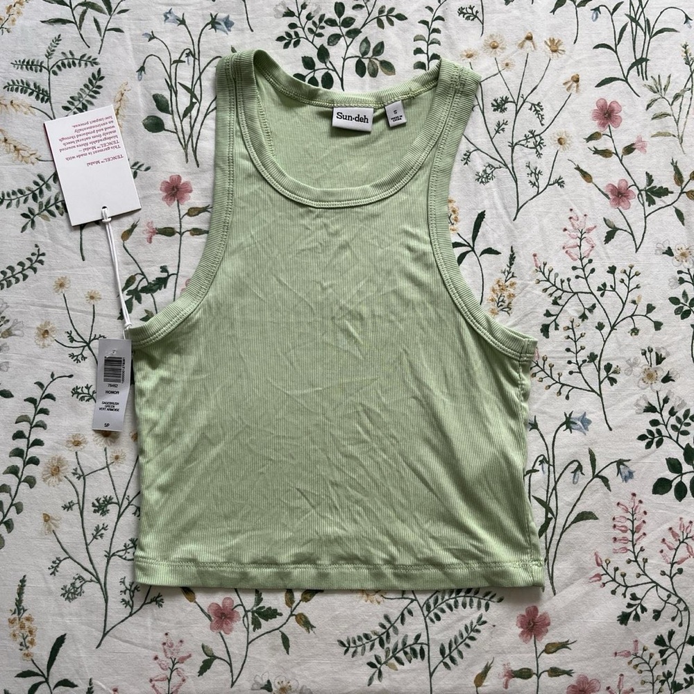 Aritzia Sage Green Tank Top